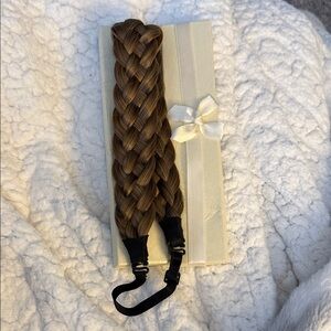 Elegant Brown Braided Hair Extension